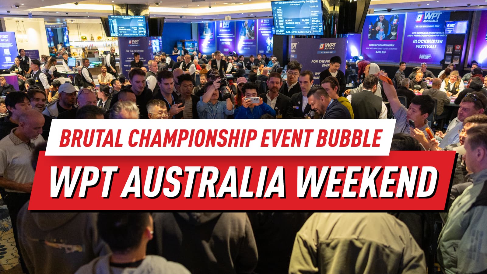 WPT Australia 2026 Weekend Recap: Michael Zhang Leads Final 46 Into Championship Day 3