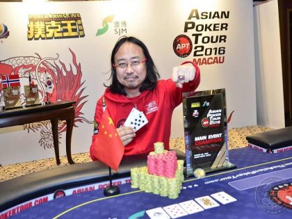APT Macau 2016 Main Event Champion Guo Dong 1