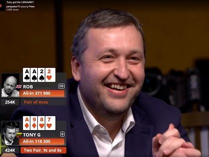 Televised Cash Games: Big Action at the PartyPoker Big Game - Tony G wins $500K Pot