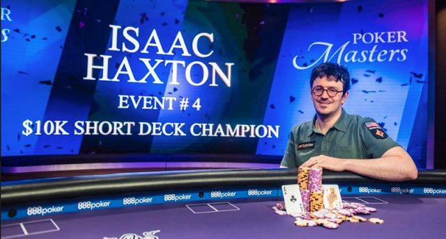 Isaac Haxton winning at Poker Masters