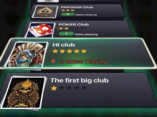 PPPoker clubs