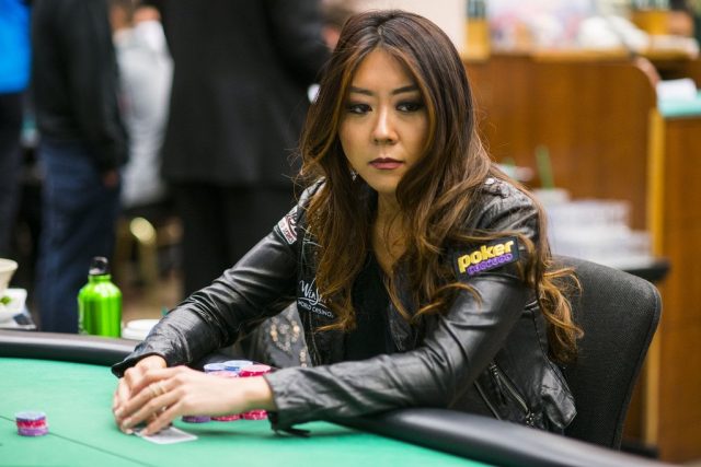Maria Ho playing poker