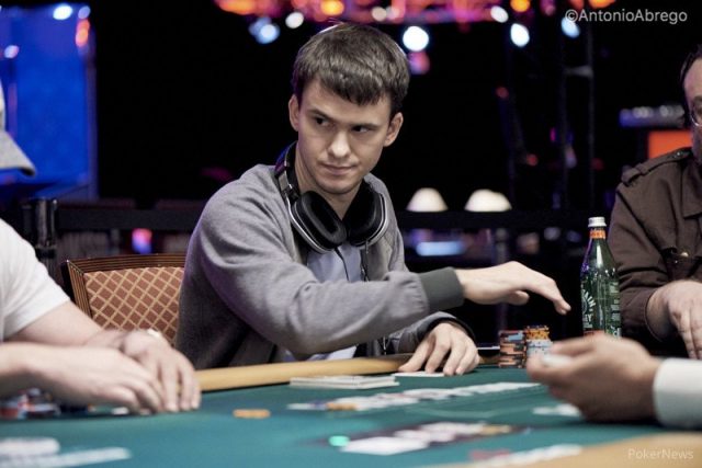 Timofey Kuznetsov playing poker