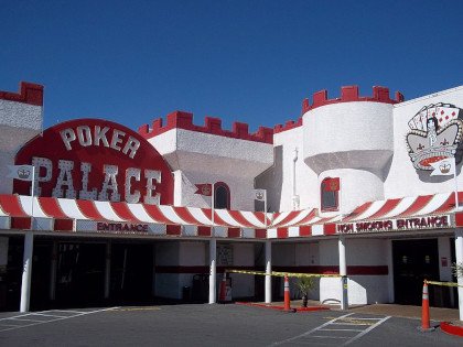 Poker Palace Casino Las Vegas building