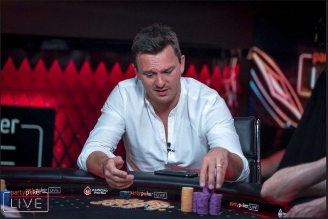 Sam Trickett playing poker