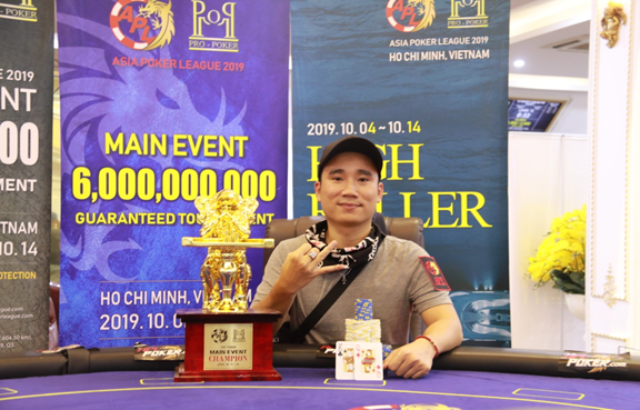 APL HCMC: Terry Nguyen claims Main Event title for VND1.2 Billion