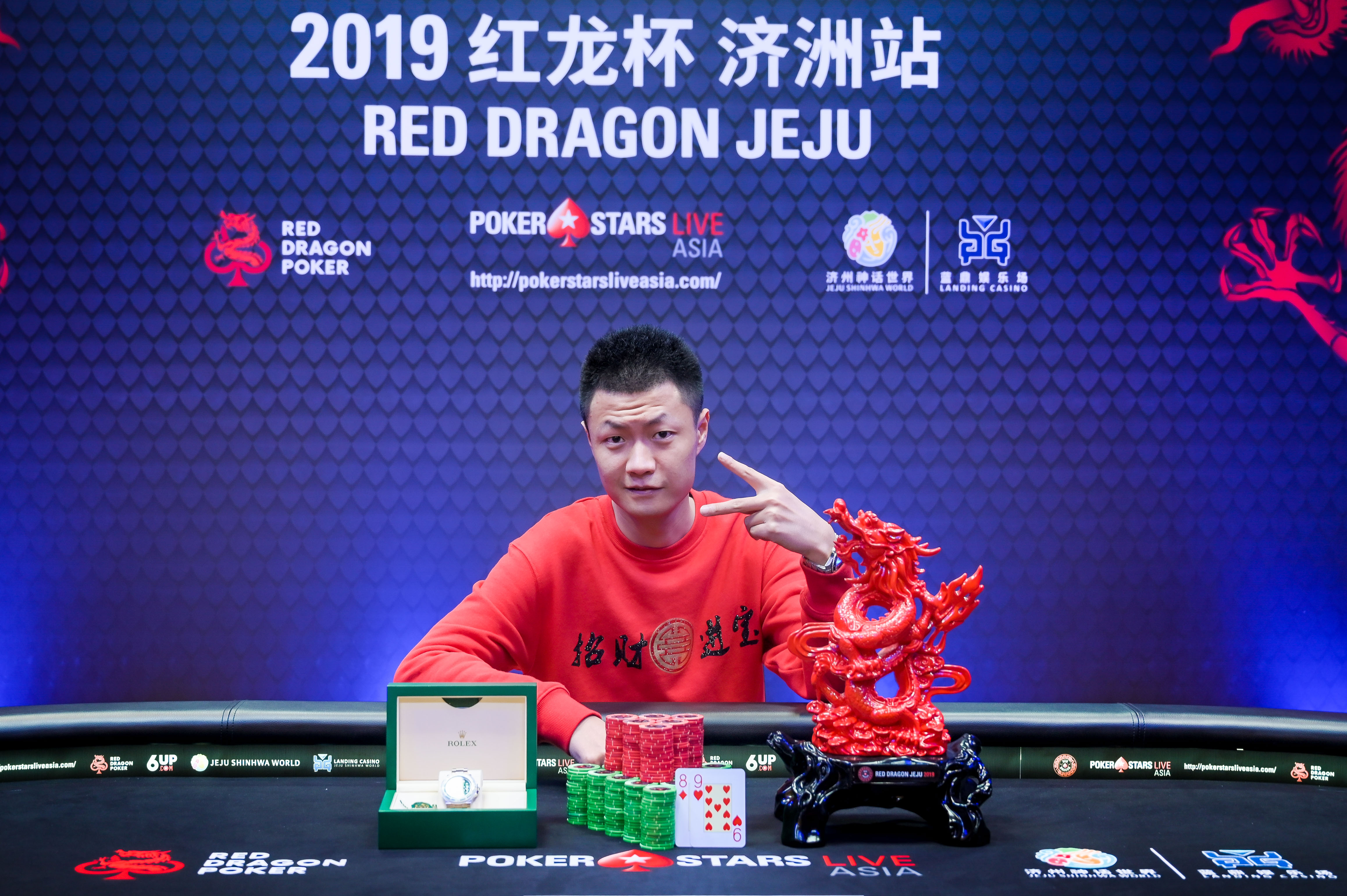 Zhihao Zhang wins Red Dragon Main Event; Bin Sun wins Super High Roller, Liuheng Dai takes High Roller trophy