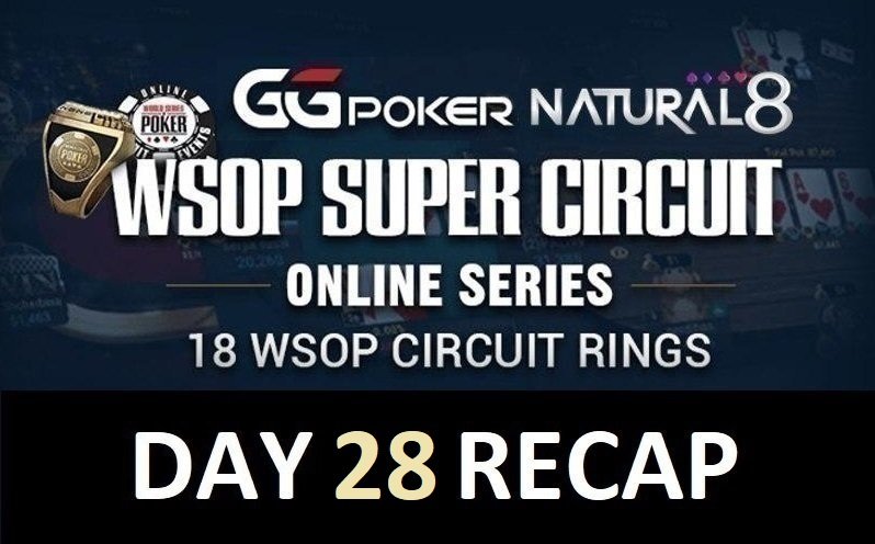 Natural8-WSOPC: Hunt for the last four rings just hours away; MAIN EVENT breaches $7M; PLO MAIN doubles up to $2M; Day 28 results