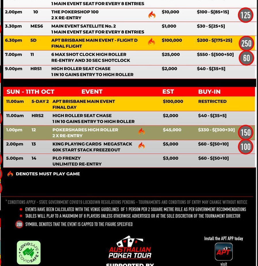 aus poker tour brisbane schedule2
