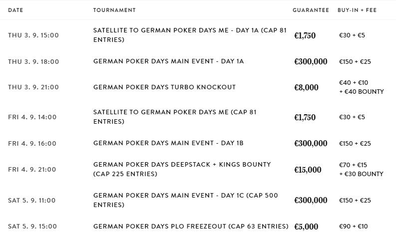 german poker days sched1