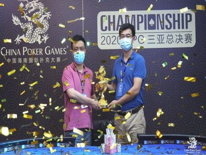 CPG Main Event champion Yu Ji Zheng 1