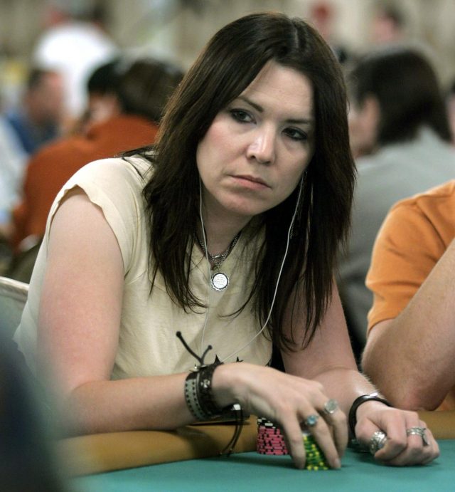 Annie Duke playing poker