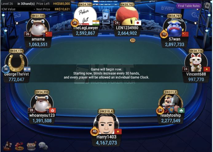 WPT Trophy 1 Beat the Pros Bounty final table