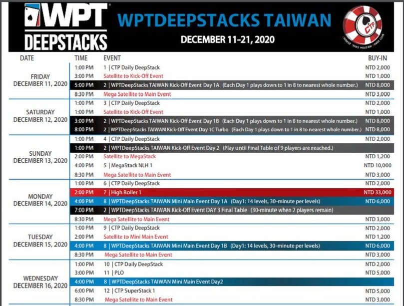 wpt taiwan sched