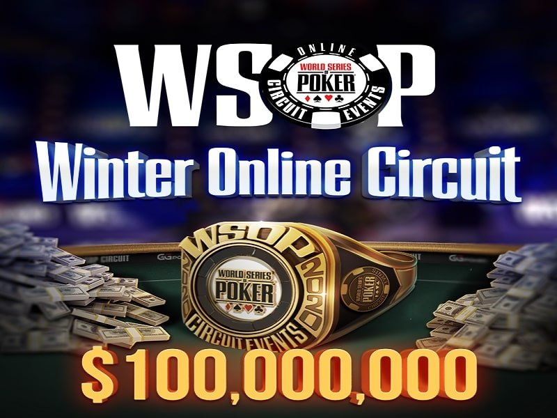 WSOP Winter Online Circuit 2020-2021 Schedule