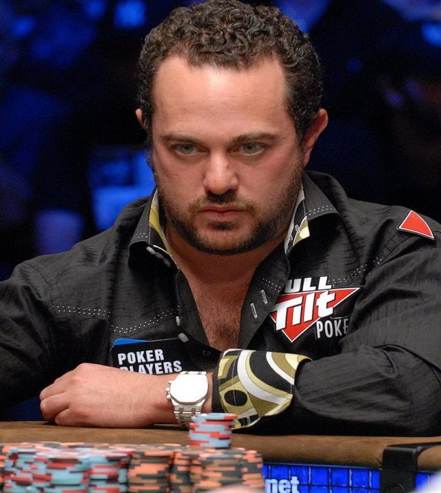 David Oppenheim focused at the poker table