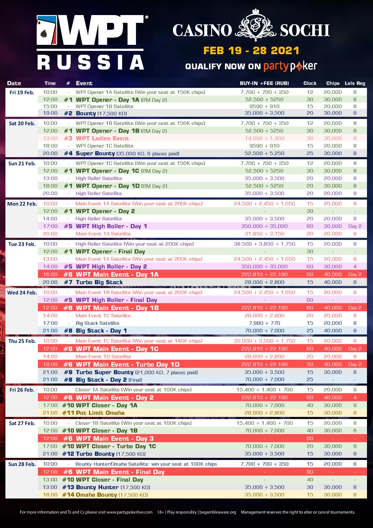 WPT RUSSIA Schedule page 001