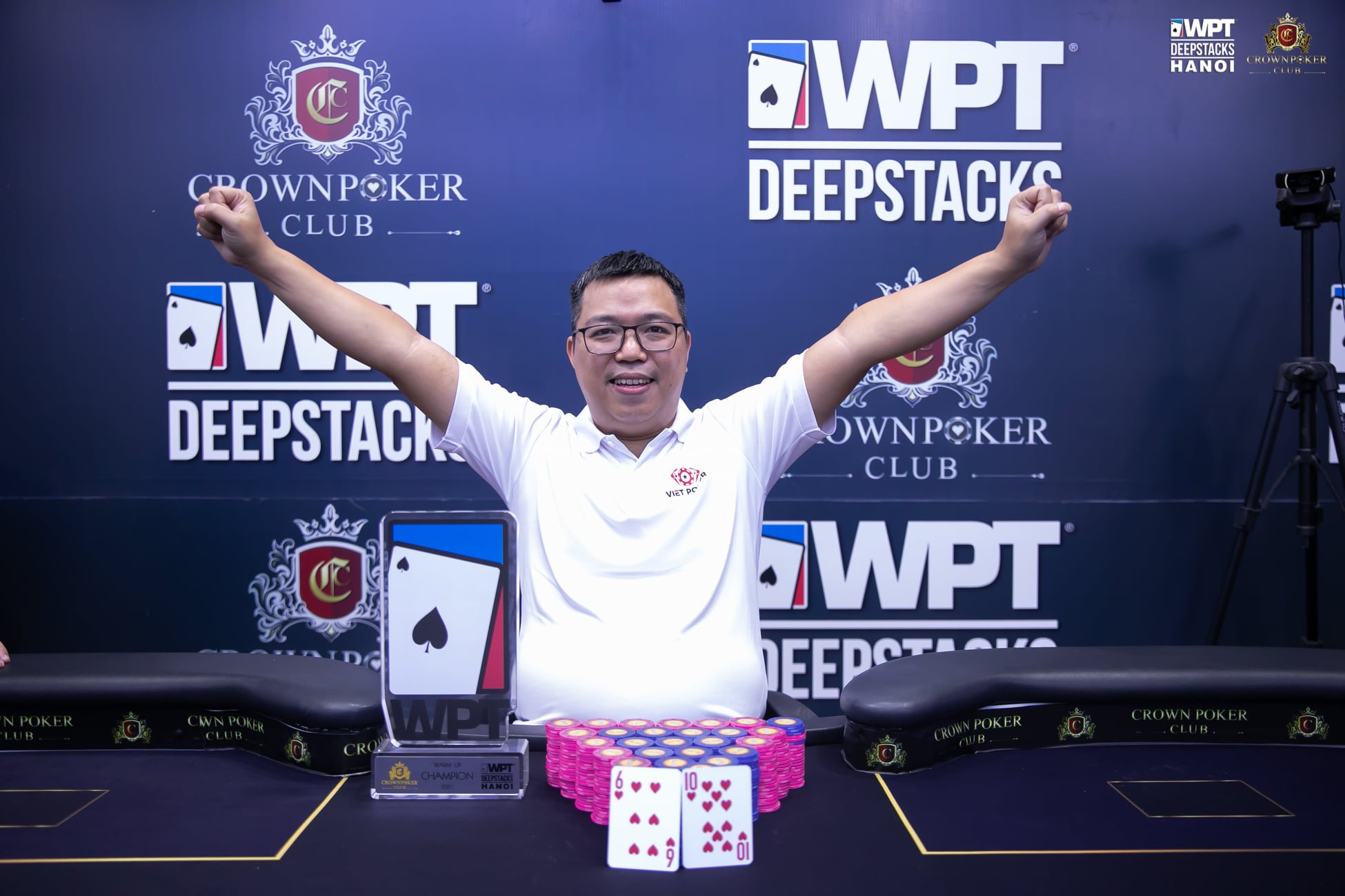 WPTDeepStacks Hanoi: Four way deal awards Pham Bao the Warm Up Event win; Nguyễn Gia Trung claims Single Day HR, Trần Đức Toàn wins Superstack