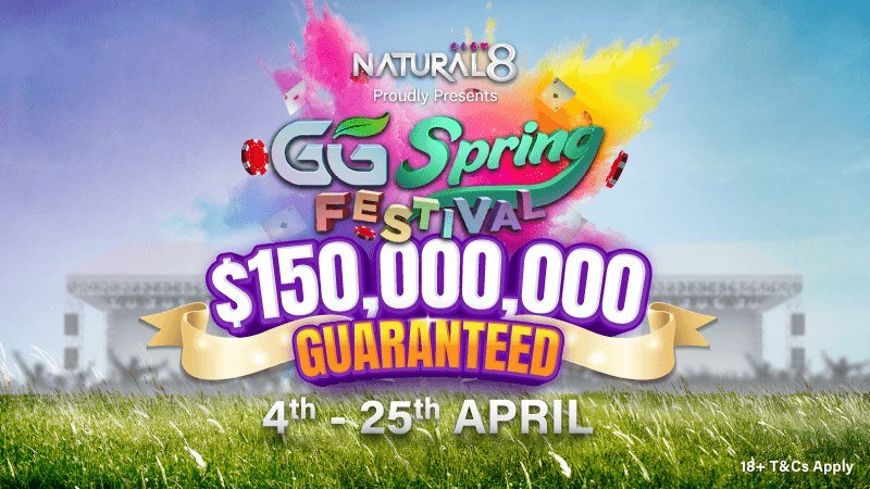 Natural8 stages massive US$ 150 million guaranteed GG Spring Festival 2021 from April 4 to 25