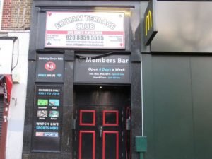 Eltham Terrace Club entrance