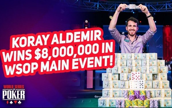 Videos of the Week: Korey Aldemir Wins WSOP Main Event; $250K WSOP Super High Roller Final Table, What Not To Say at the Poker Table, Crazy Rec Wins $120K at Hustlers & More!