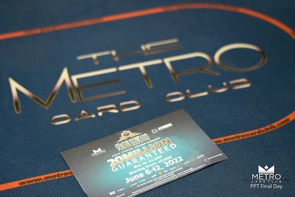 2022 Asia Poker Championship coming to Metro Card Club this June