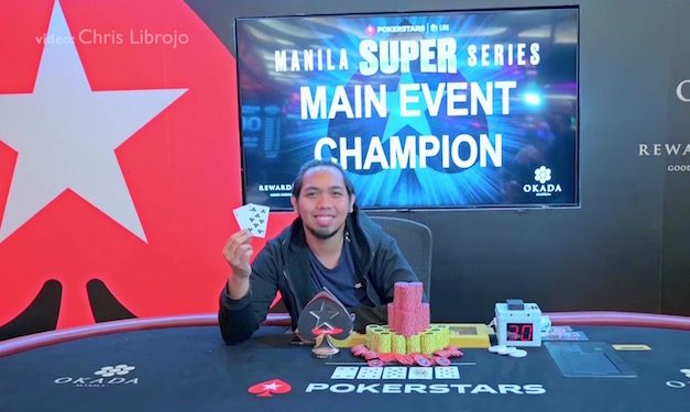 PokerStars Manila Super Series 15: Jason Magbanua bags Main Event title for Php 1,340,000 (~US$ 23,928); Justin Castro and Chun Yip among side event winners