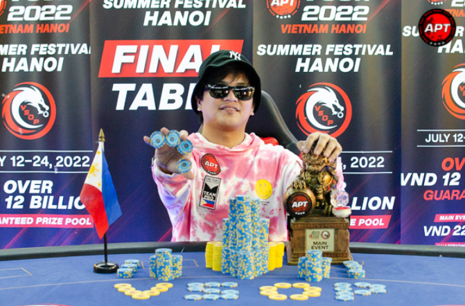 Asian Poker Tour wraps up biggest festival at the VSOP; Vamerdino Magsakay wins Main Event and POS; Slade Fisher banks record Championships