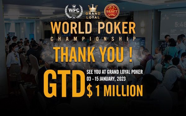 World Poker Championship awards ₫54.6B (~US$ 2.3M) in prizes, Leonard Yannick wins two events; Other highlights