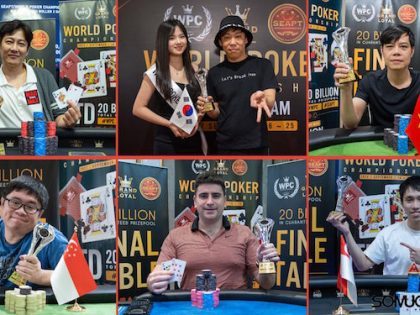 WPC-SEAPT final six side events come to a close; Yu Je Nam, Cao Ngoc Anh, Kim Jinyoung, Leonard Yannick, Tzai Wei Phua, and Norbert Koh claim titles