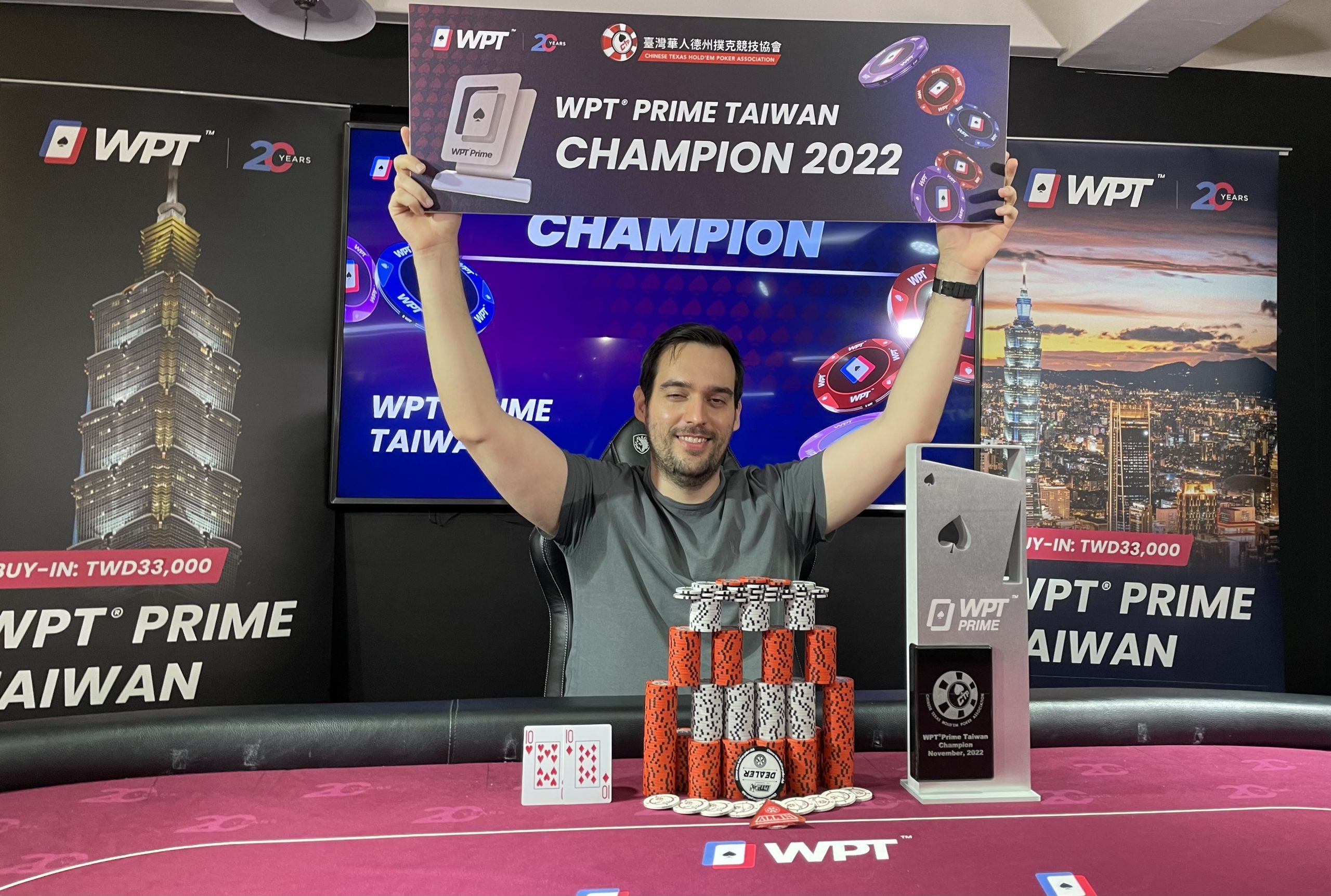 Marc Inizan crowned WPT Prime Taiwan Main Event champion
