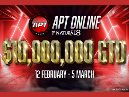 Natural8 Announces Asian Poker Tour Online (APTO) Schedule