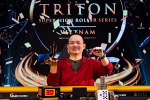 Champion Dao Minh Phu 2023 Triton Vietnam SHRS EV06 50K NLH 8 Handed Final Table Giron 7JG0056