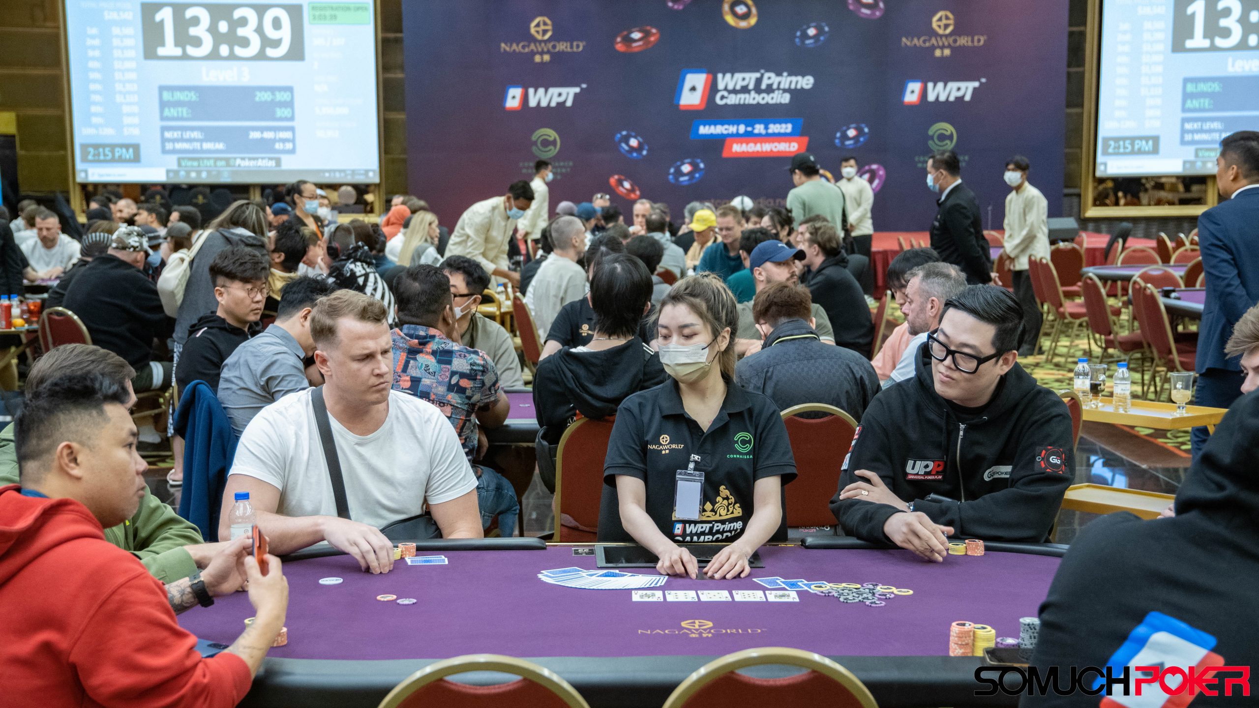 WPT Prime Cambodia off to a great start! 140+ entries and rising for opening event; first ever NagaWorld Millions $150K gtd starts at 530pm