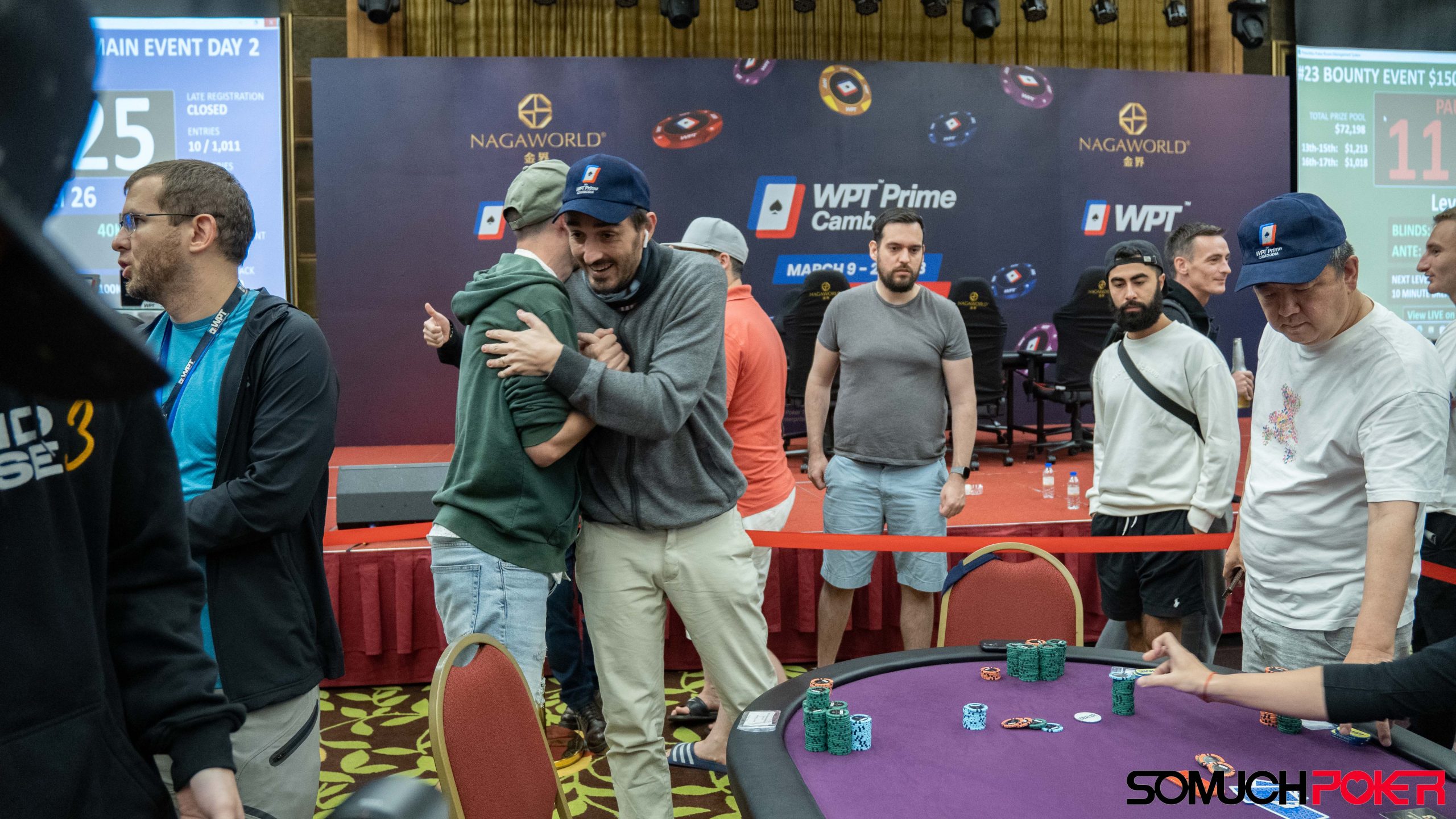 WPT Prime Cambodia: I-Chun Chiu leads Main Event Final 9! Chi-Cong Chao, Paul Judge win trophies, 56 survive HR 3K Day 1, reg still open; 17 remaining at Bounty