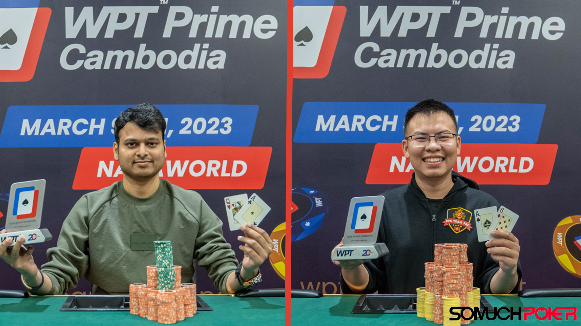 WPT Prime Cambodia: NagaWorld Millions draws 508 total entries; Alok Birewar, Bien Mai lift trophies