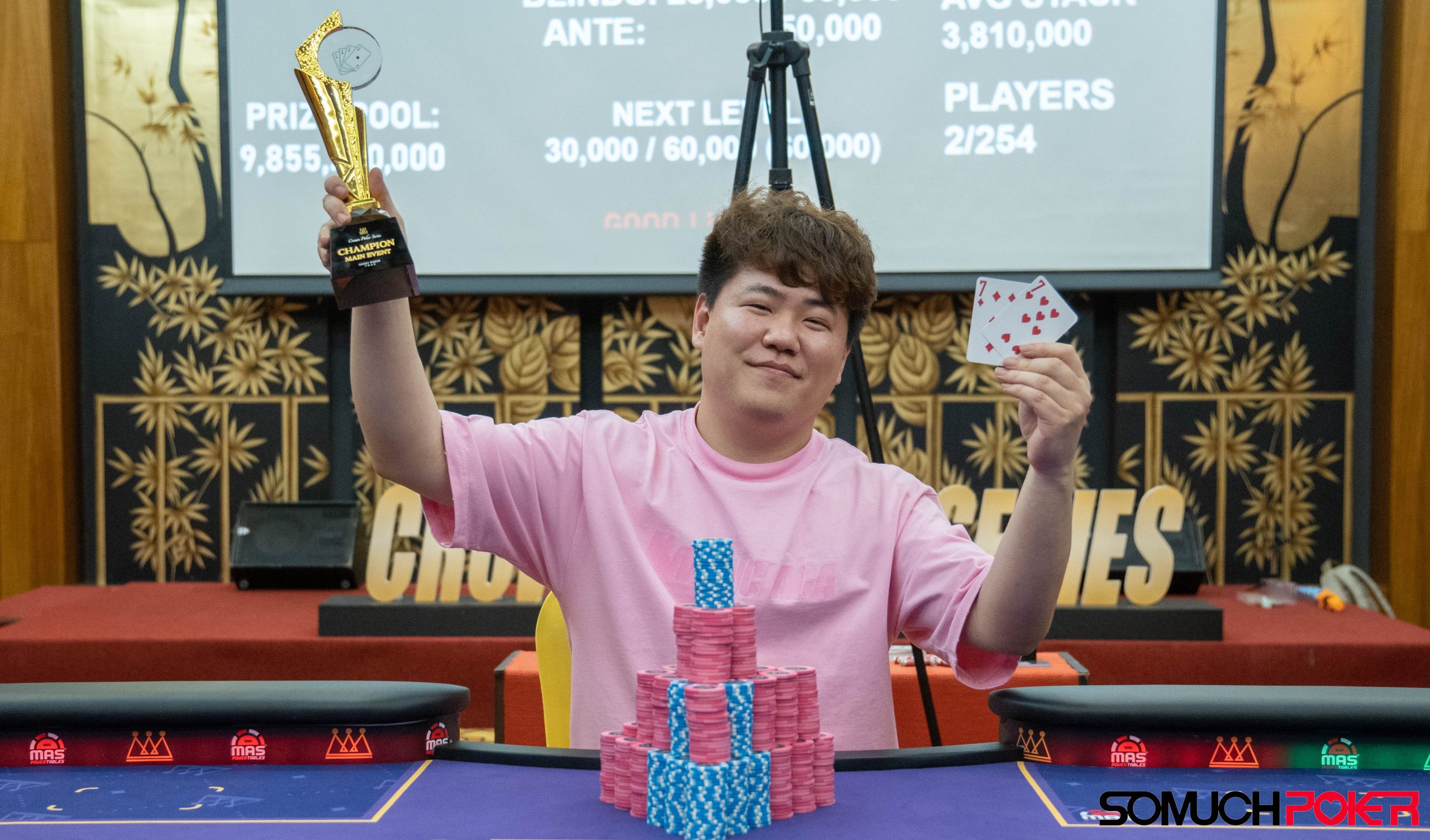 Maiden victory for Korea's Beab Su Kim at inaugural Crown Poker Series Main Event