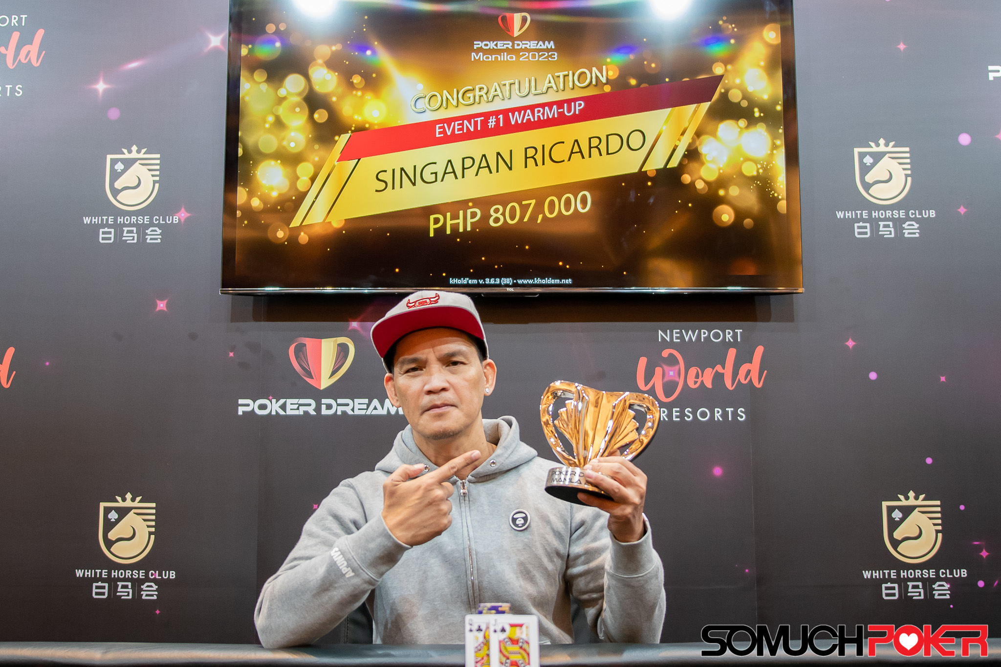 Poker Dream Manila: Ricardo Singapan bags first title at Warm Up Event; Darren Abdullah wins the KO Bounty Turbo
