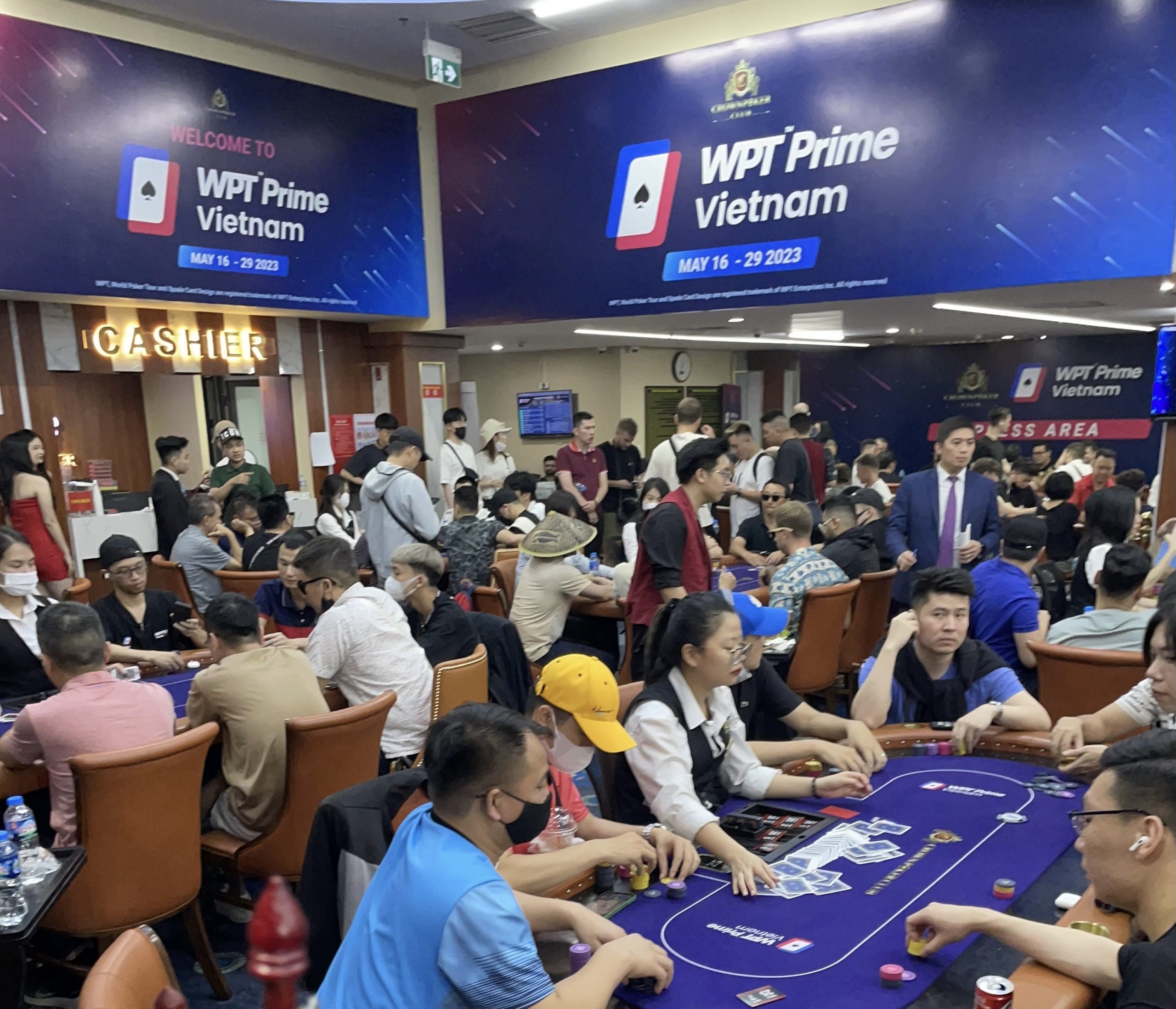 Record-Breaking Turnout at World Poker Tour Prime Vietnam Main Event; 1,151 entries, over 1M USD prize pool