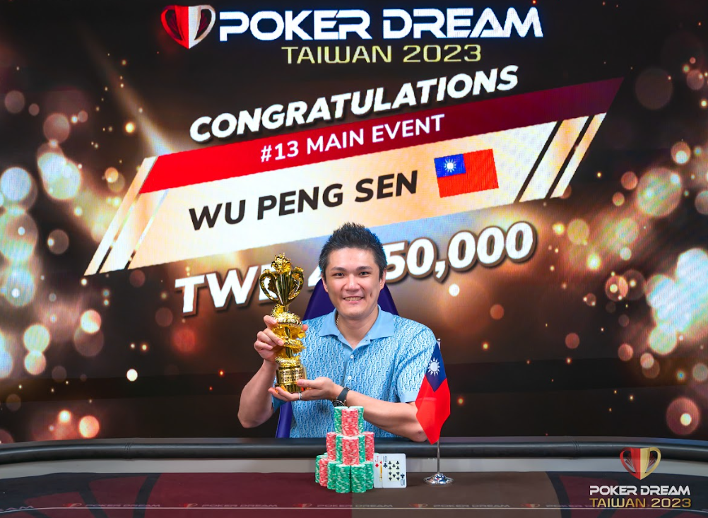 Taiwan's Shawn Wu wins maiden title at Poker Dream Taiwan Main Event