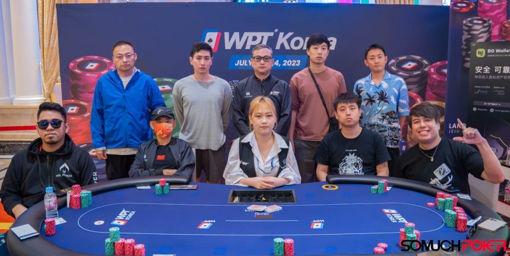 WPT Korea Main Event Day 1A WPT Opener final table