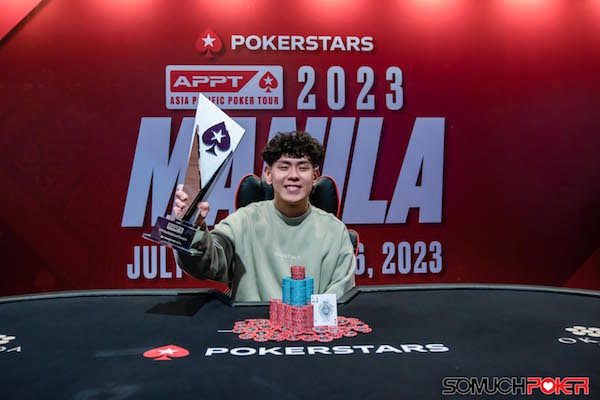 Singapore’s Ong Dingxiang crowned APPT Manila National champion, banks PHP 2,204,000 (~USD 40,049) in winnings