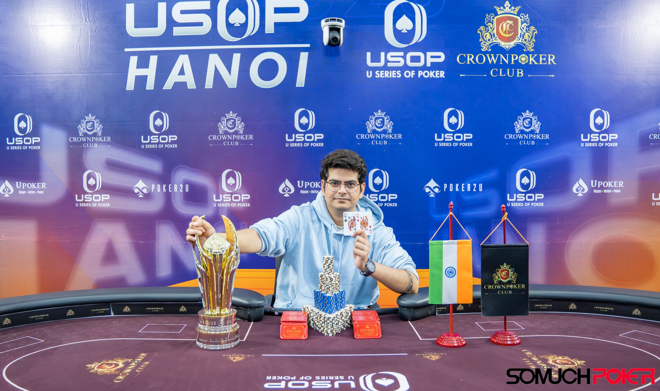 Vishal Ojha conquers record-breaking USOP Hanoi Main Event!