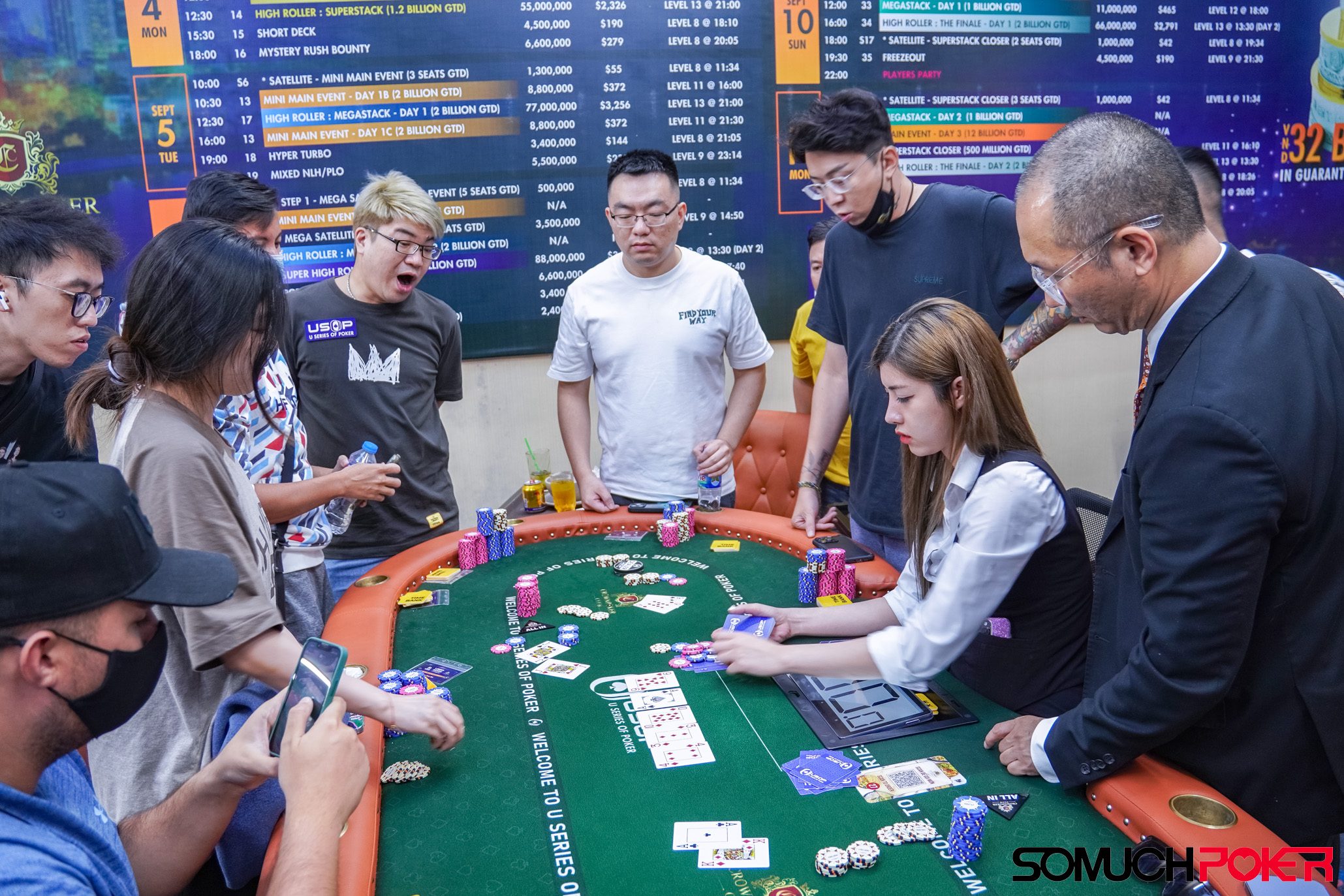 USOP Hanoi: Record breaking Main Event Day 2 ends with Yao Ren Hao leading final 18 players