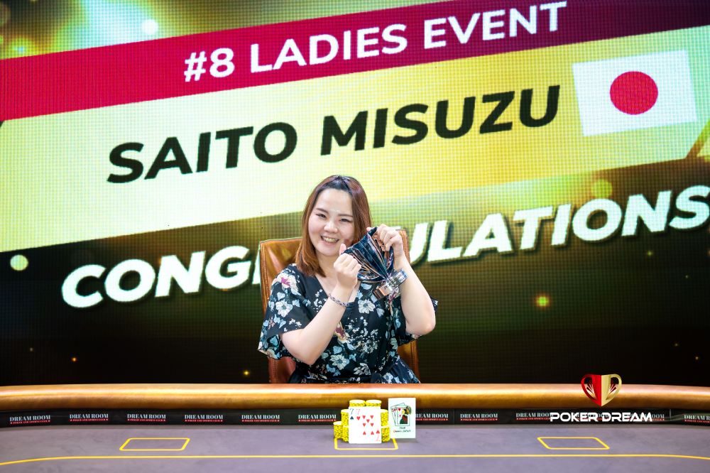 Poker Dream 7 Vietnam: Saito Misuzu Wins the Ladies Event