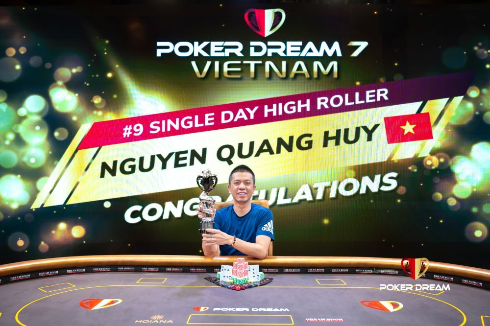 Poker Dream 7 Vietnam: Zhu Sheng Chao, Yeu Wei Hsiang, Foo Tuck Wai, Nguyen Quang Huy capture trophies