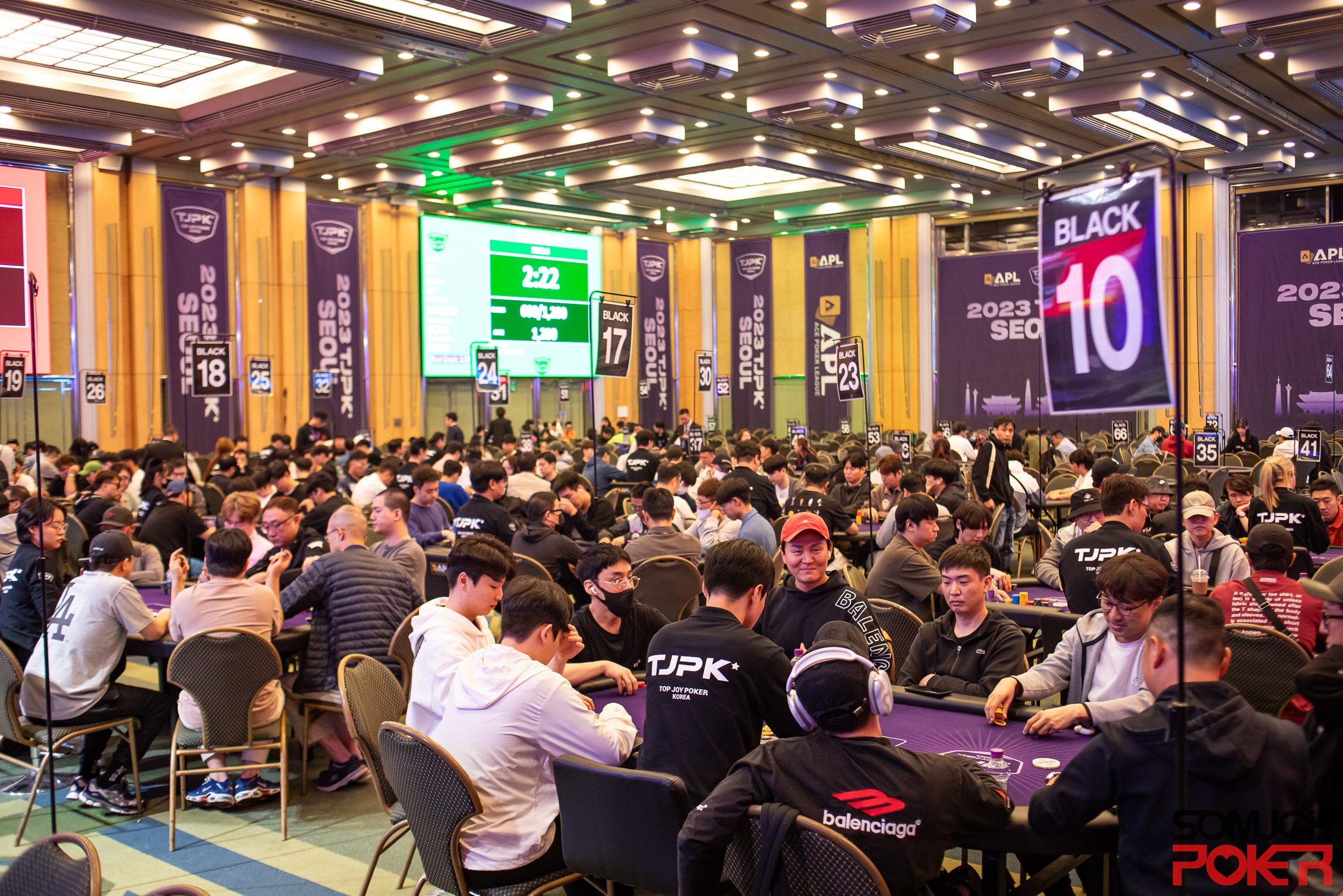 TJPT Korea (TJPK) Main Event:  Hunt for the money and a final 9 spot underway! 113 players return for Day 2; APL Seoul up next!