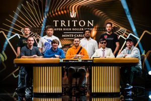 Final Table Players 2023 Triton Monte Carlo SHRS EV03 125K NLH Main Event Day Final Table Giron JG84978