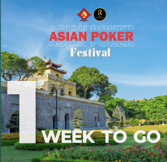 Asian Poker Festival just one week away featuring ₫27 Billion (~$1.1M+) in guarantees!