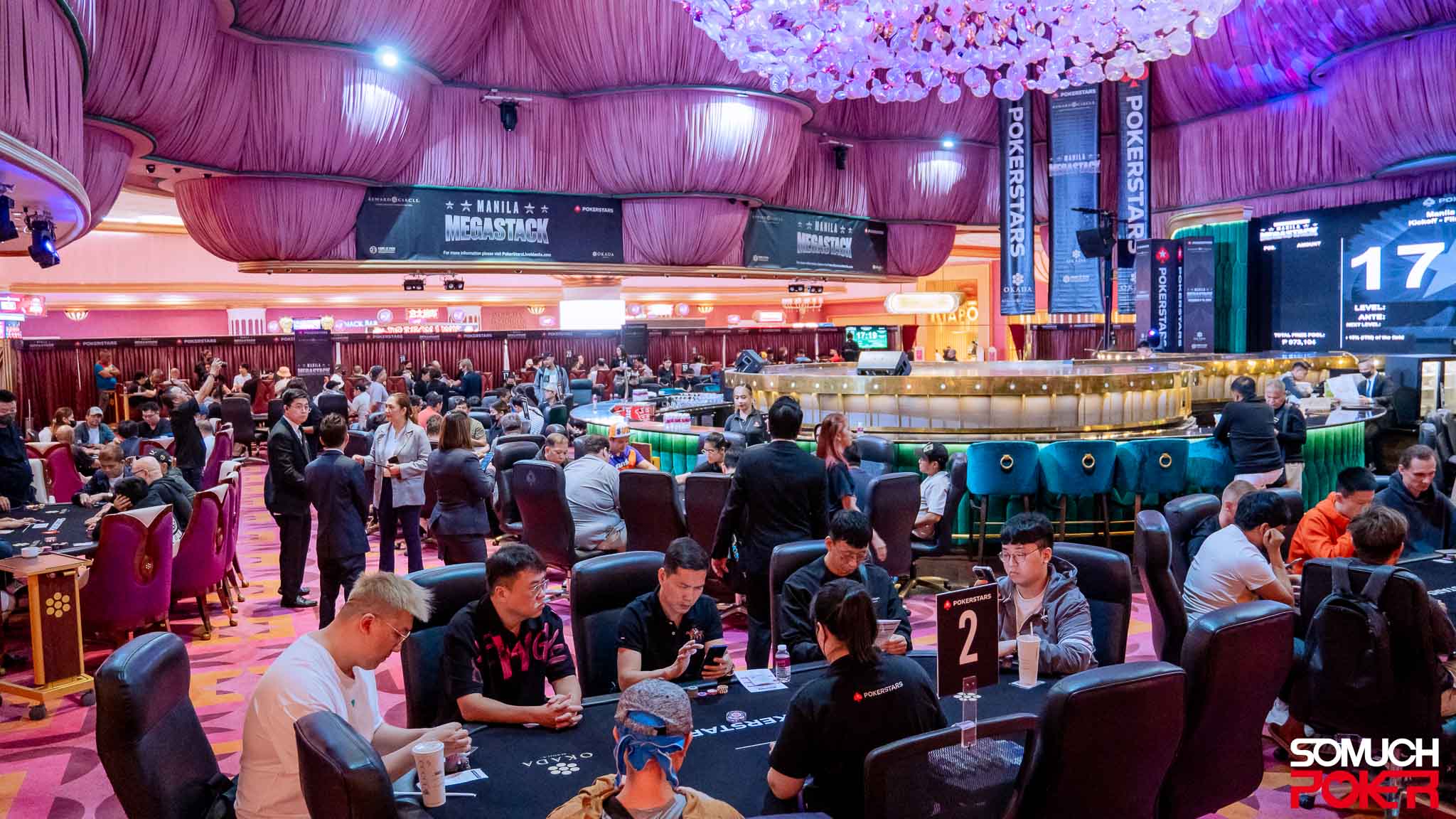 PokerStars LIVE’s Manila Megastack 17 Main Event boasts PHP 10,000,000 (~USD 180,830) in guarantees, Day 1A runs today